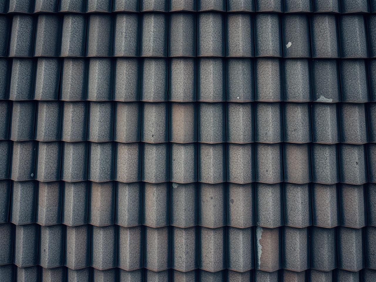 Weathered roof before replacement